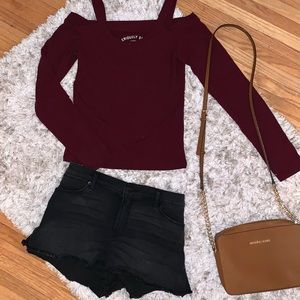 Cut-out Shoulder Top